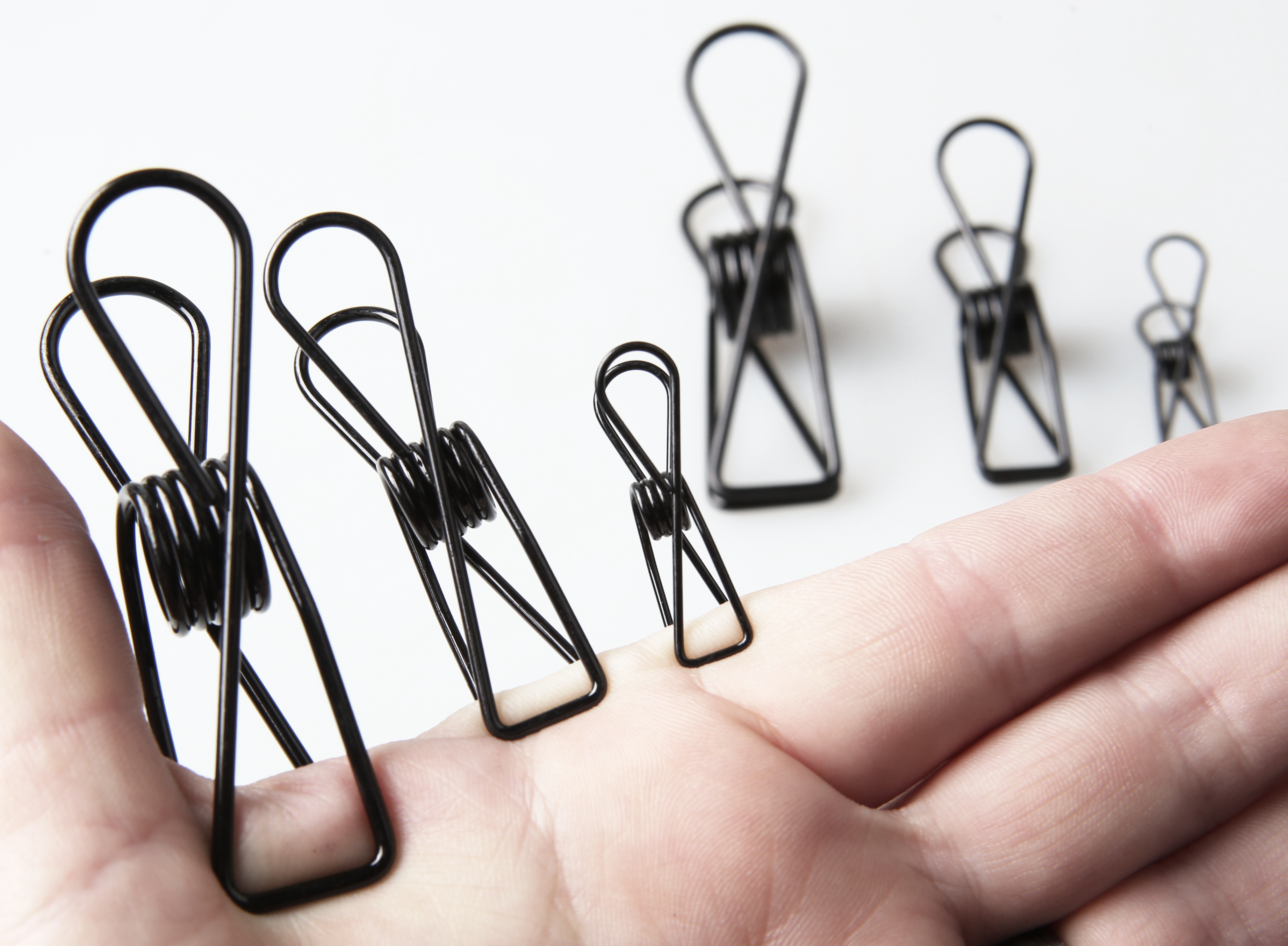 Nippelklemmen Set 2Stück Schwarz