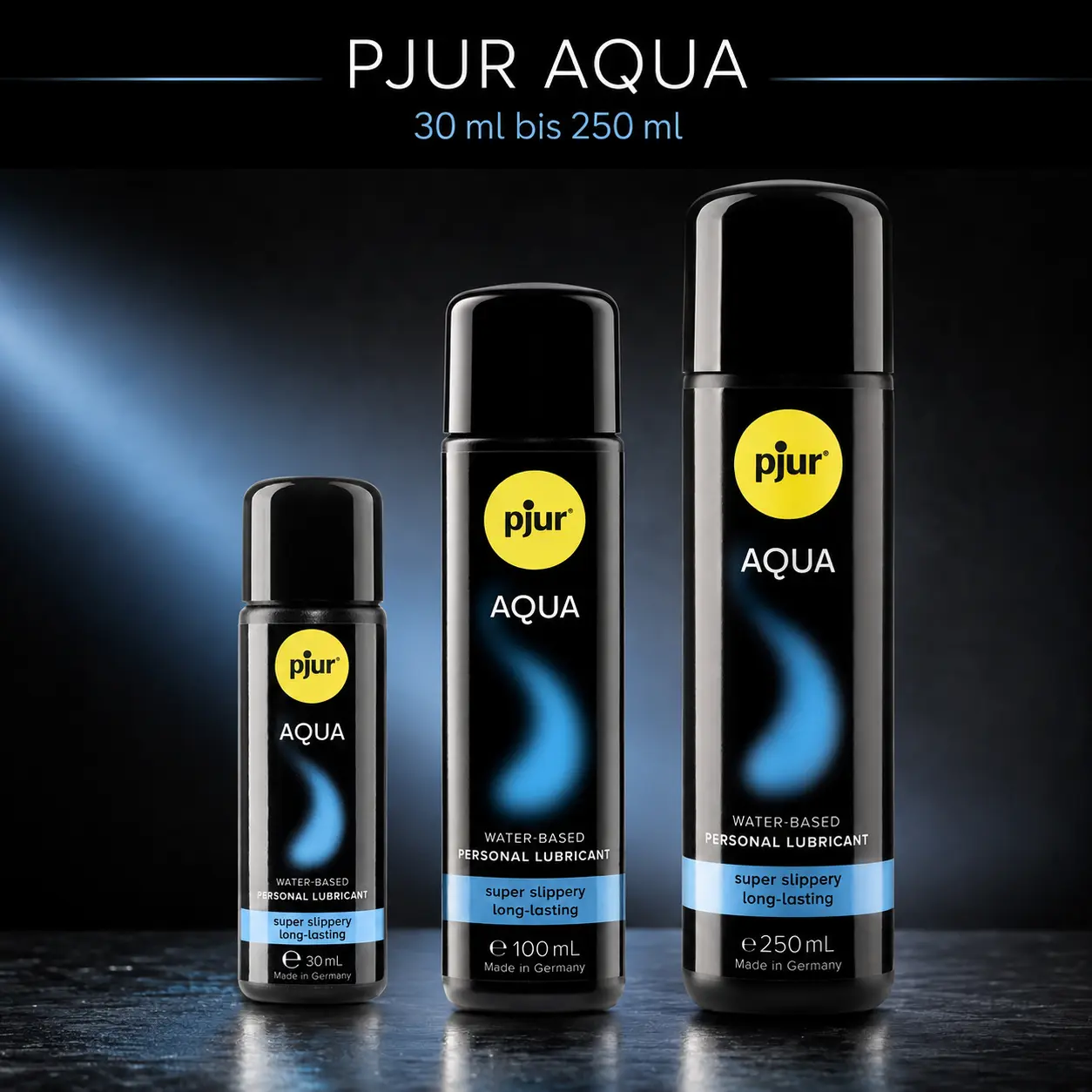 pjur AQUA – Wasserbasiertes Gleitgel, 30 ml bis 250 ml