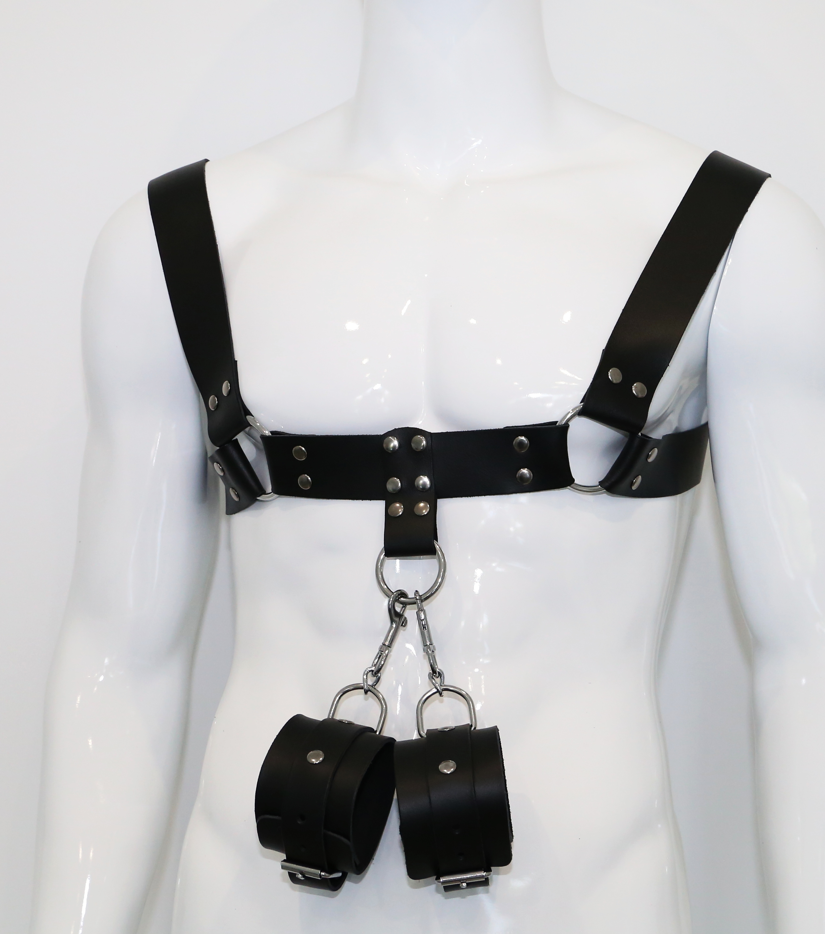 Männer Harness mit Fesseln